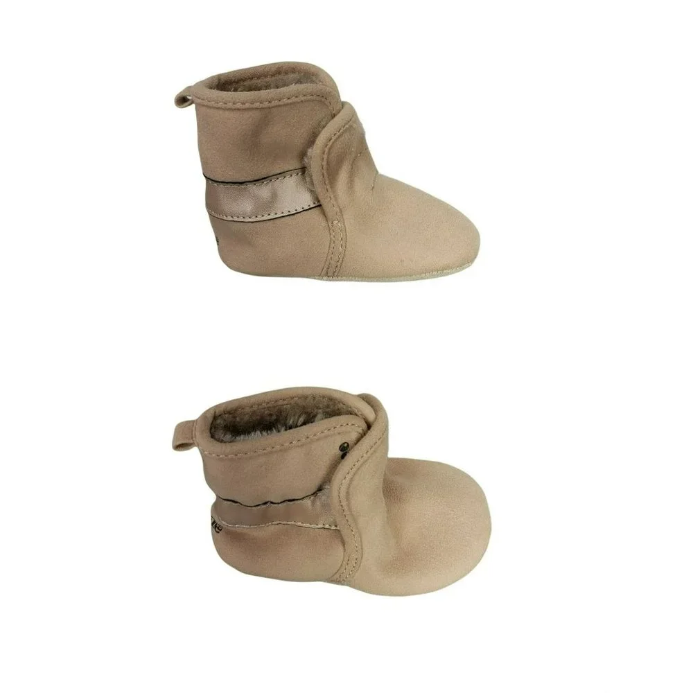 Stride Rite Surprize Charlie‎ brown fur lined boots Charlie 6/12 months booties